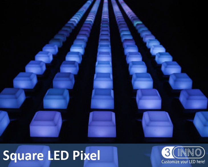 50mm DMX Square Pixel LED intérieur