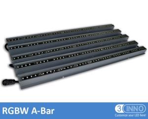 DC48V barre d’aluminium aluminium barre DMX RGBW Bar RGBW DMX512 Auminium Bar LED Llights RGBW LED barre rigide linéaire éclairage linéaire lumineuse Ffixture aluminium barrettes RGBW Pixel Light